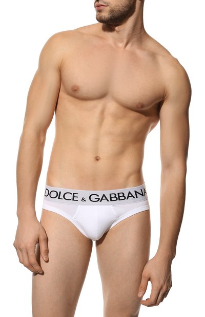 Хлопковые брифы DOLCE & GABBANA, арт. M3D03J/0UAIG, фото 2
