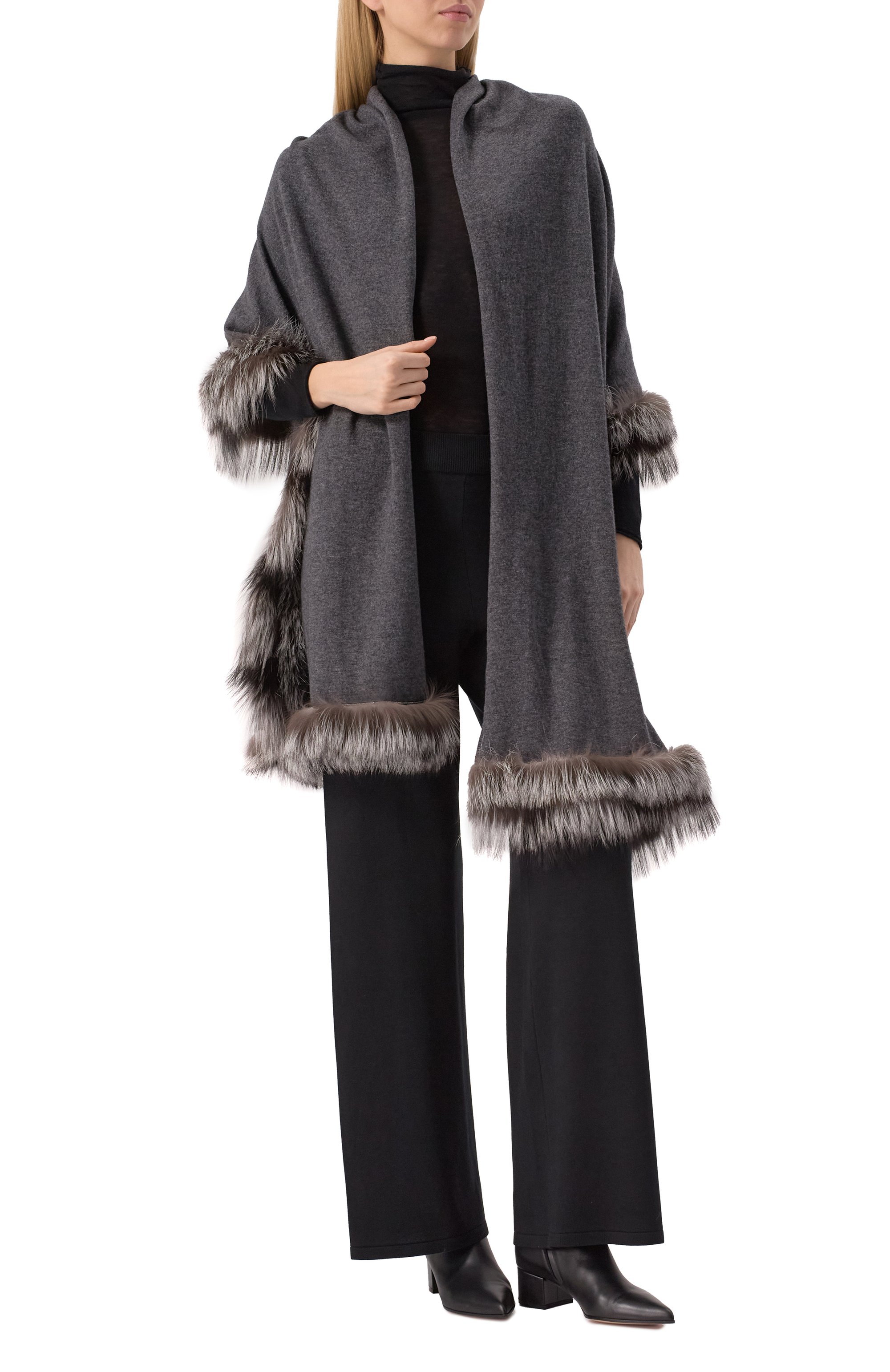 Брюки из шелка и кашемира FREEAGE, арт. S25.PT039.6030.900, фото 2