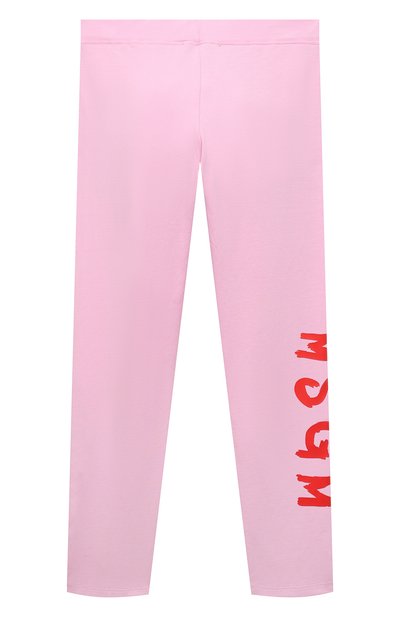 Хлопковые легинсы MSGM KIDS, арт. MS028745, фото 1