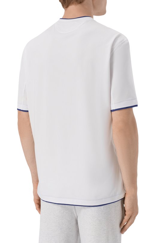 Футболка Brunello Cucinelli MW8577427T Белый  MW8577427T Фото 4