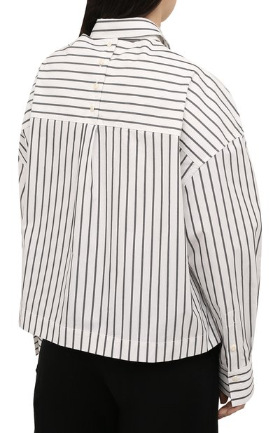 Хлопковая рубашка PROENZA SCHOULER WHITE LABEL, арт. WL2144260-SC067, фото 4