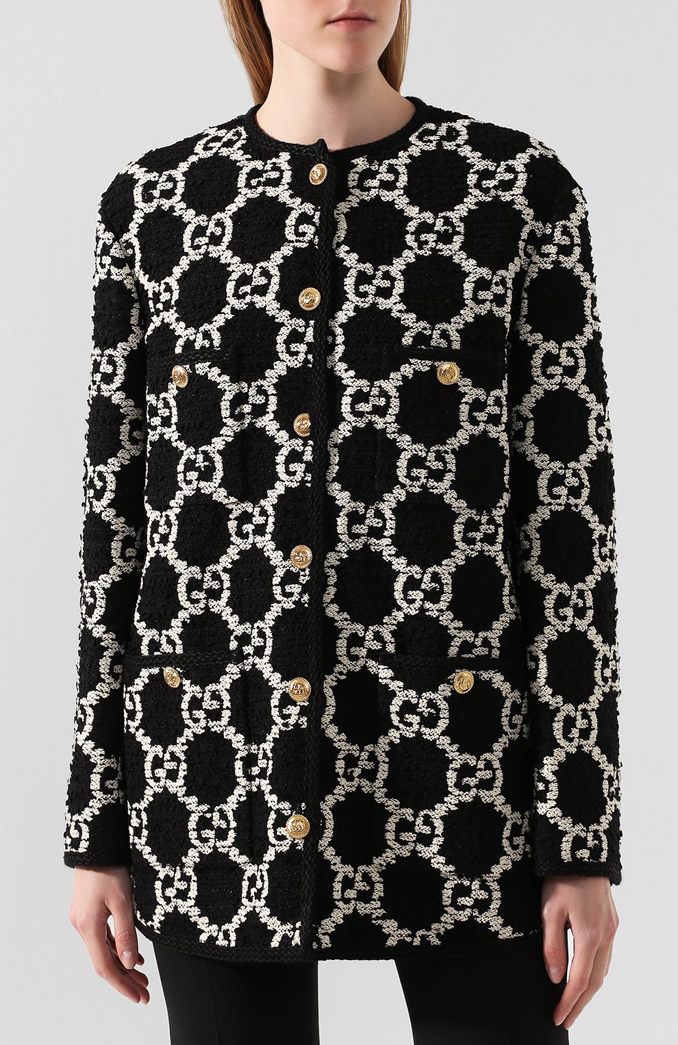 Кардиган из смеси хлопка и вискозы GUCCI, арт. 569926/ZABZ2, фото 3