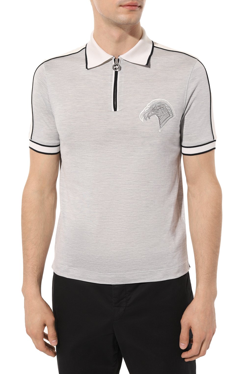 Поло из шелка и хлопка STEFANO RICCI, арт. K818919P31/T23271, фото 3