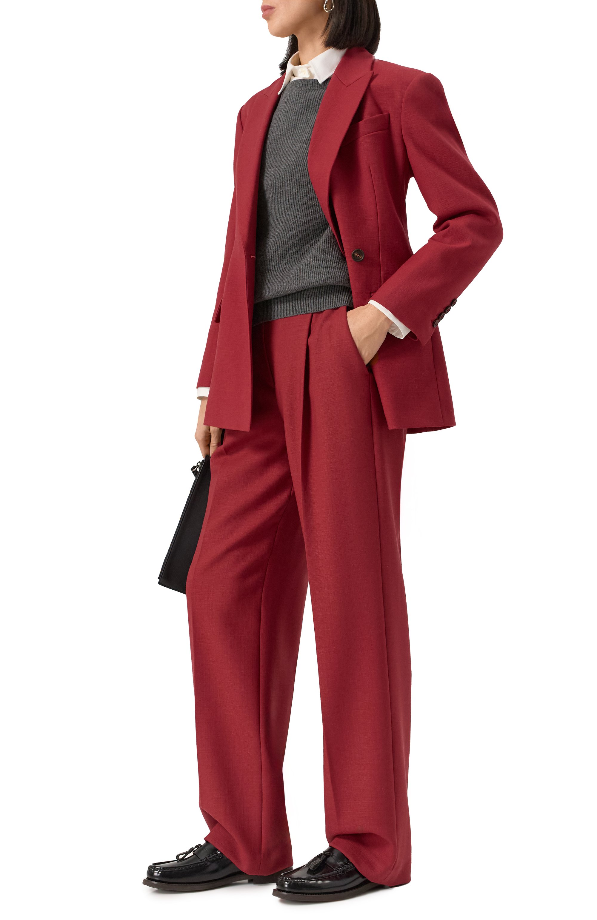 Шерстяные брюки BRUNELLO CUCINELLI, арт. MB129P8779, фото 2