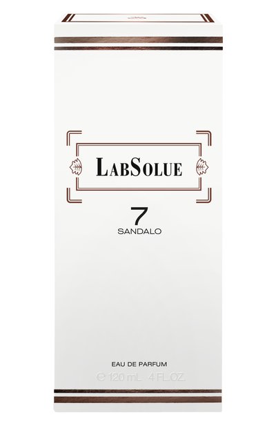 Парфюмерная вода 7 sandalo (120ml) LABSOLUE бесцветного цвета по цене 28590 руб., арт. 8011530970185, фото 2 Парфюмерная вода 7 sandalo (120ml) LABSOLUE, арт. 8011530970185, фото 2