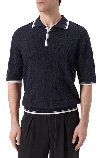 Хлопковое поло LANEUS, арт. S6LAMAKP009, фото 3