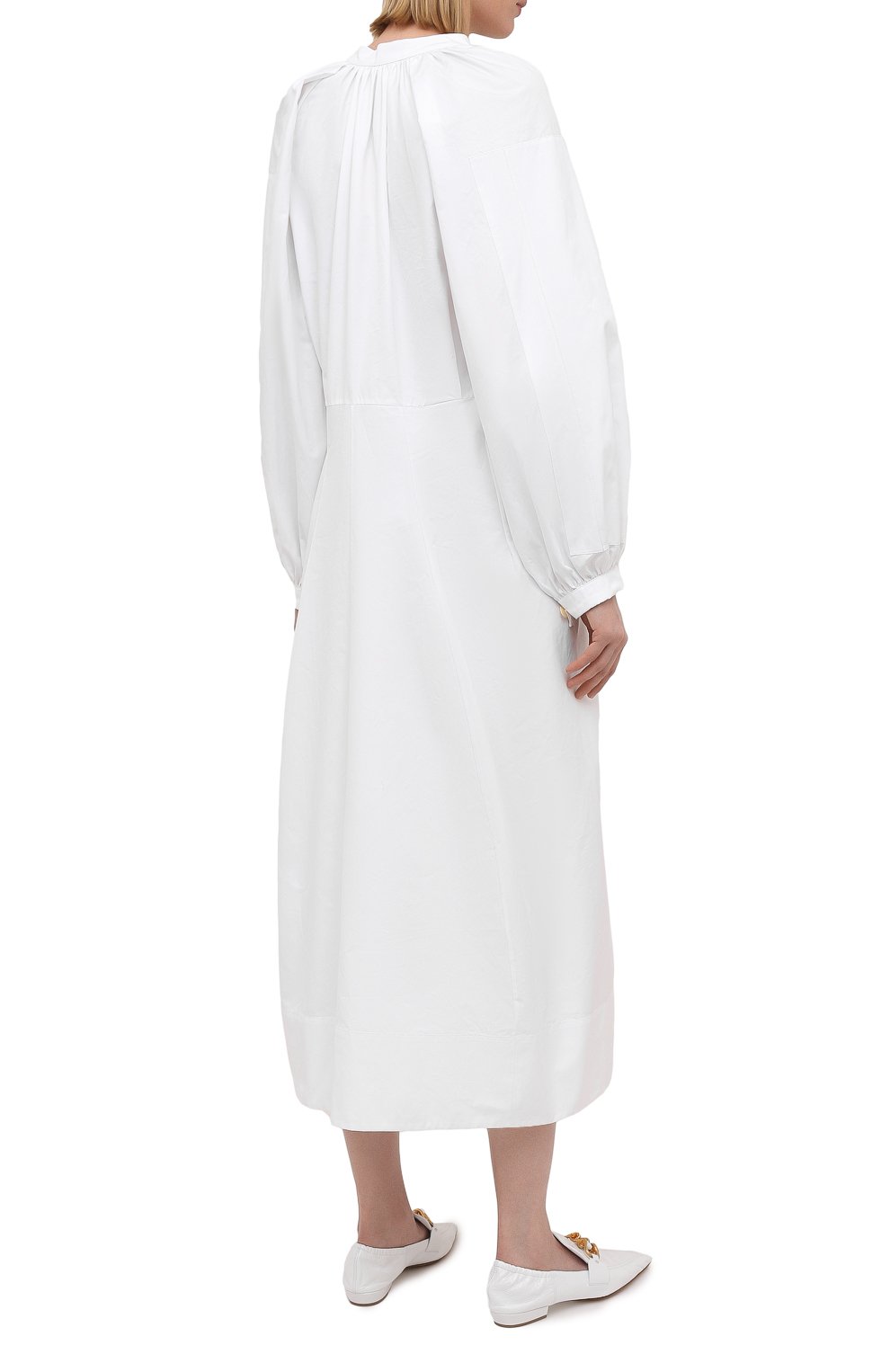 Хлопковое платье JIL SANDER, арт. JSPS502306-WS244200, фото 4