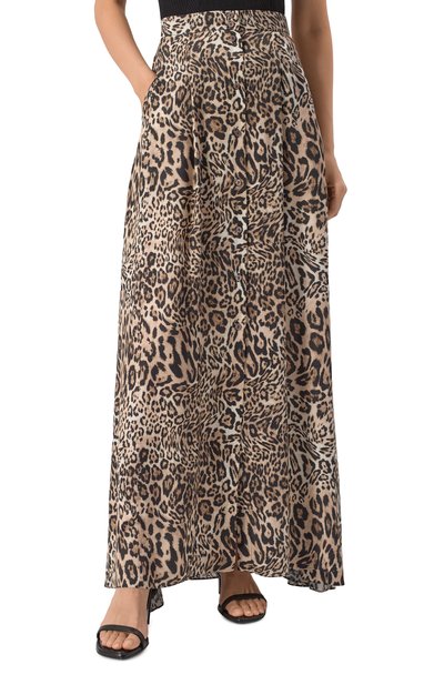 Юбка из хлопка и шелка FREEAGE, арт. WS24.SK052M.6001.9012, фото 3