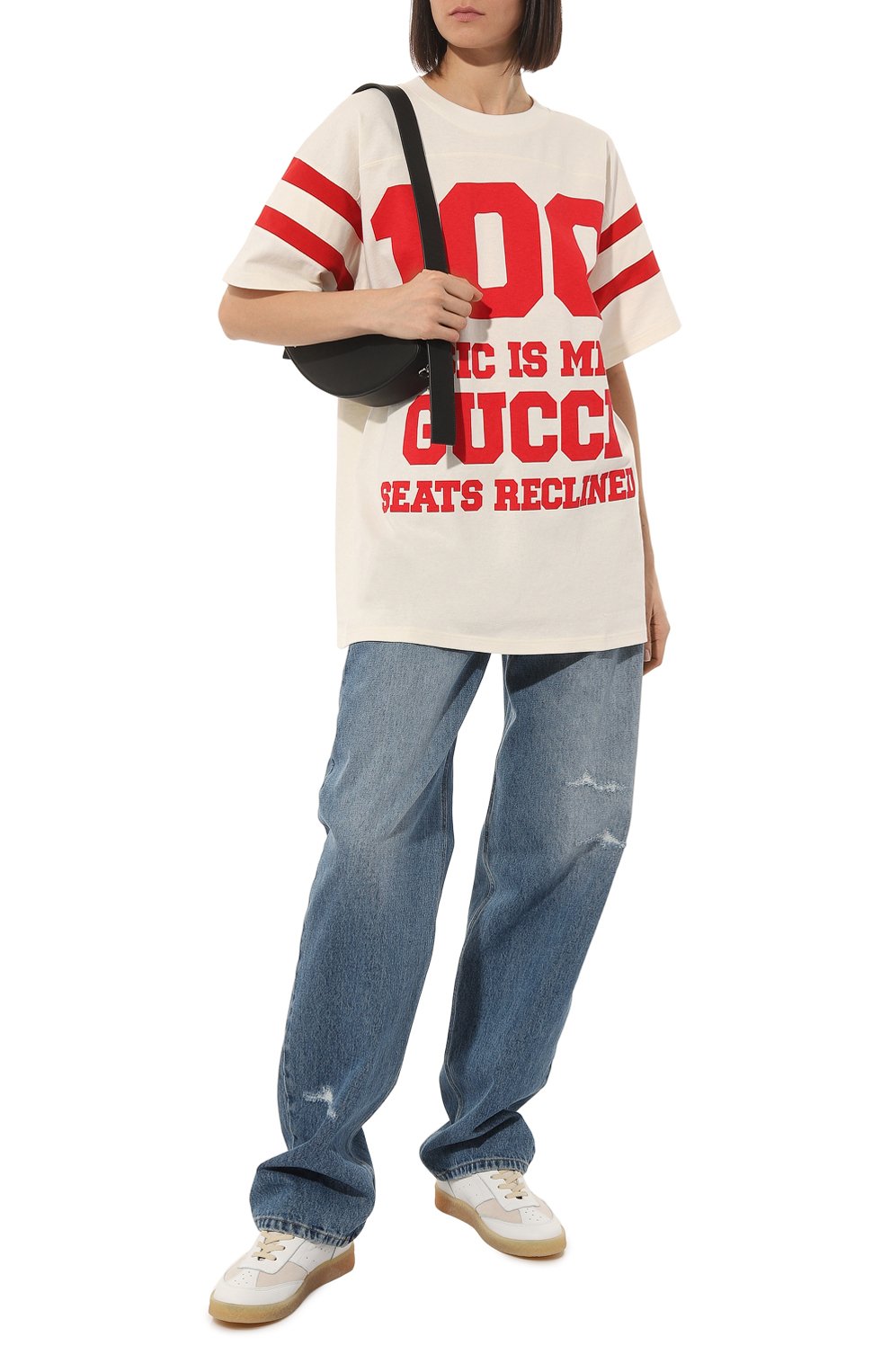 Хлопковая футболка GUCCI, арт. 660744 XJDW5, фото 2