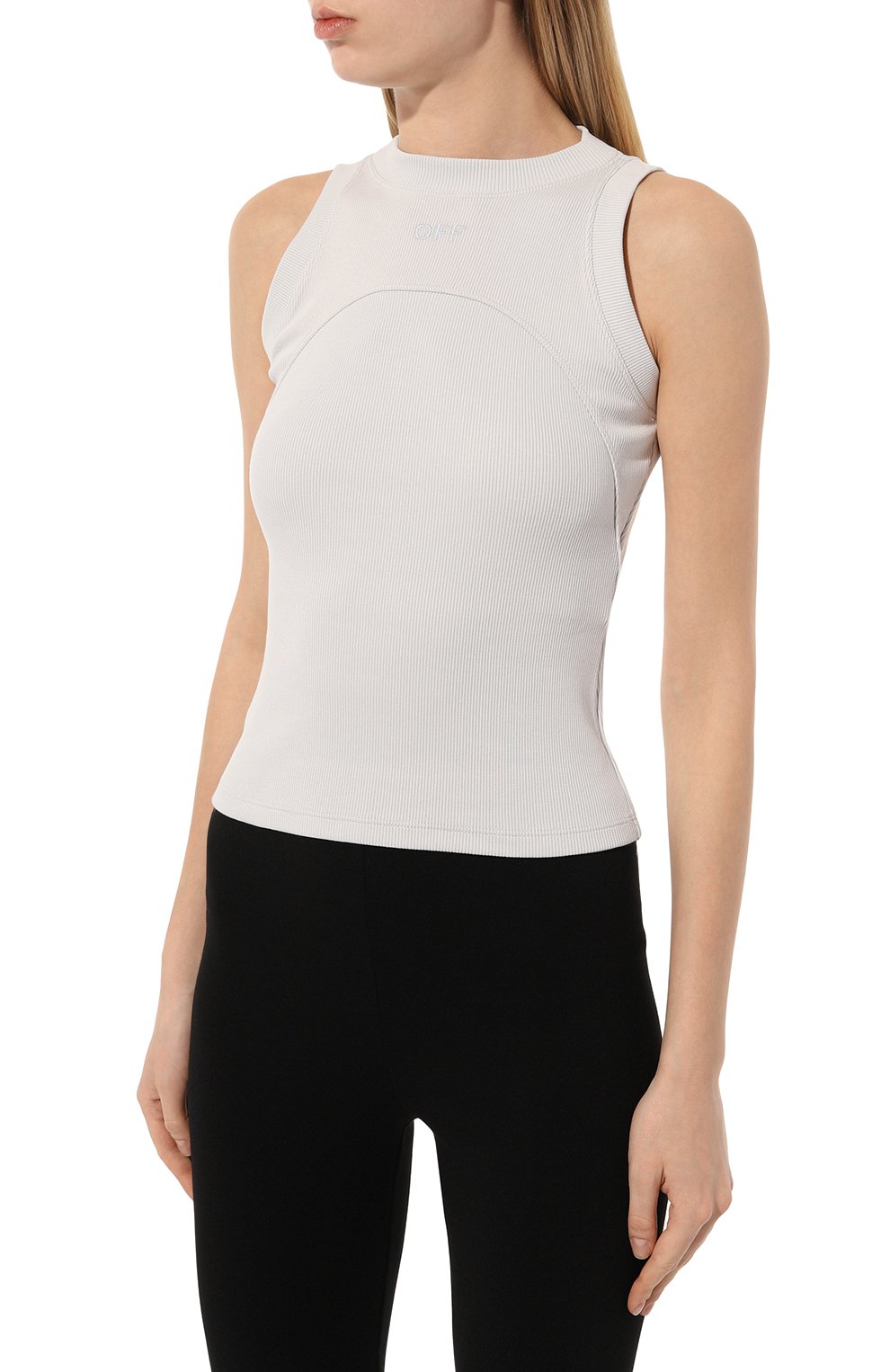 Хлопковый топ OFF-WHITE, арт. 0WAD236S24JER001, фото 3