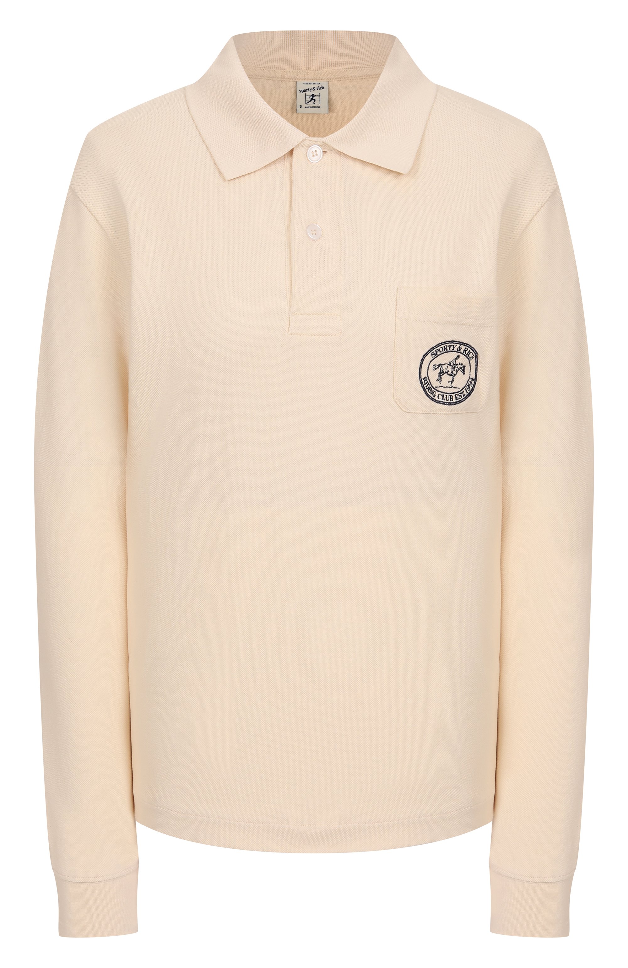 Хлопковое поло SPORTY AND RICH, арт. T0086612244CR01, фото 1