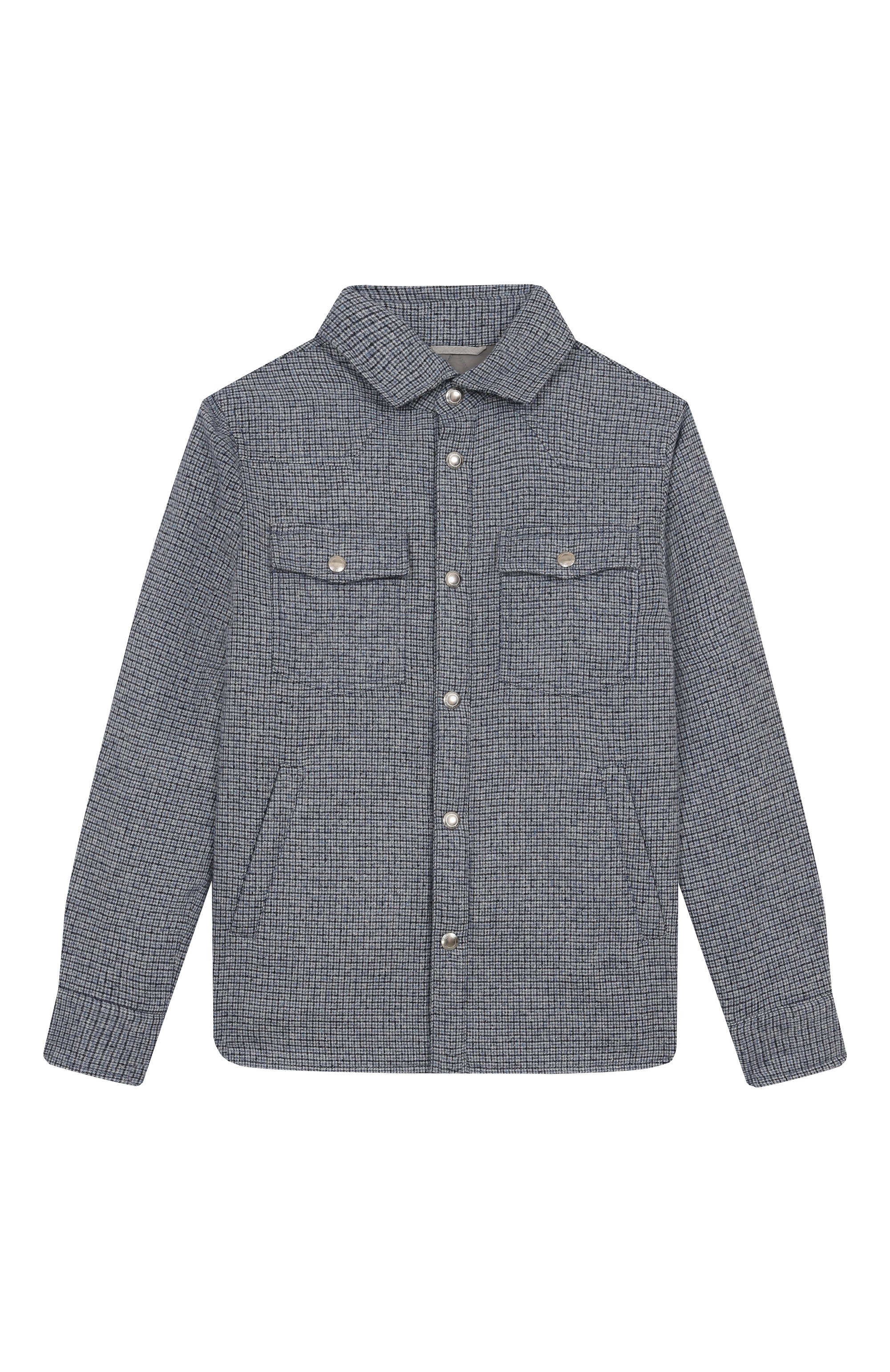 Куртка-рубашка из шелка и шерсти BRUNELLO CUCINELLI, арт. BV4010109C, фото 1