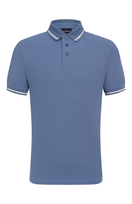 Мужское хлопковое поло EMPORIO ARMANI, арт. EM003003/AF10497