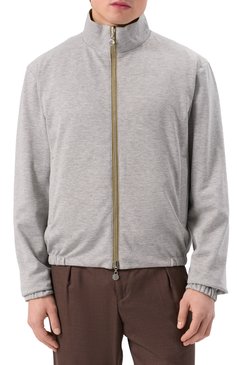 Мужской двусторонний бомбер KITON хаки цвета, арт. UW2061V0830F07 | Фото 8 (Рукава: Длинные; Длина (верхняя одежда): Короткие; Материал подклада: Вискоза; Принт: Без принта; Кросс-КТ: бомбер, Легкие; Стили: Милитари, Кэжуэл; Материал внешний: Синтетический материал; Автоматизация состава: Проставлено; Автоматизация ТО: Проставлено; Детали: Без декора)
