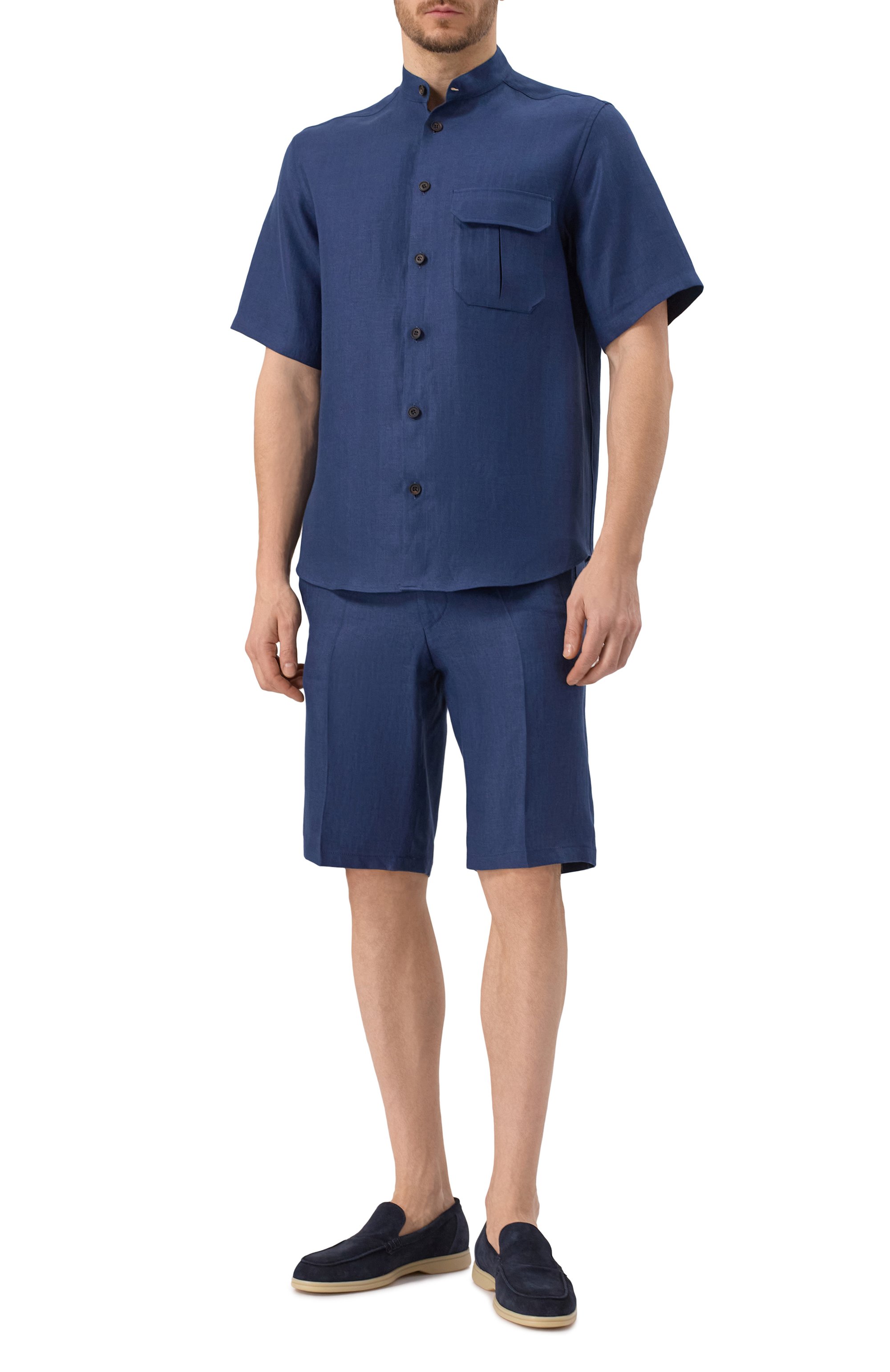 Льняные шорты CORNELIANI, арт. 254593-2514108, фото 2