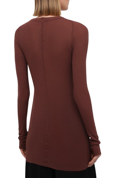 Пуловер из вискозы и шелка RICK OWENS, арт. RP21S3202/RC, фото 4