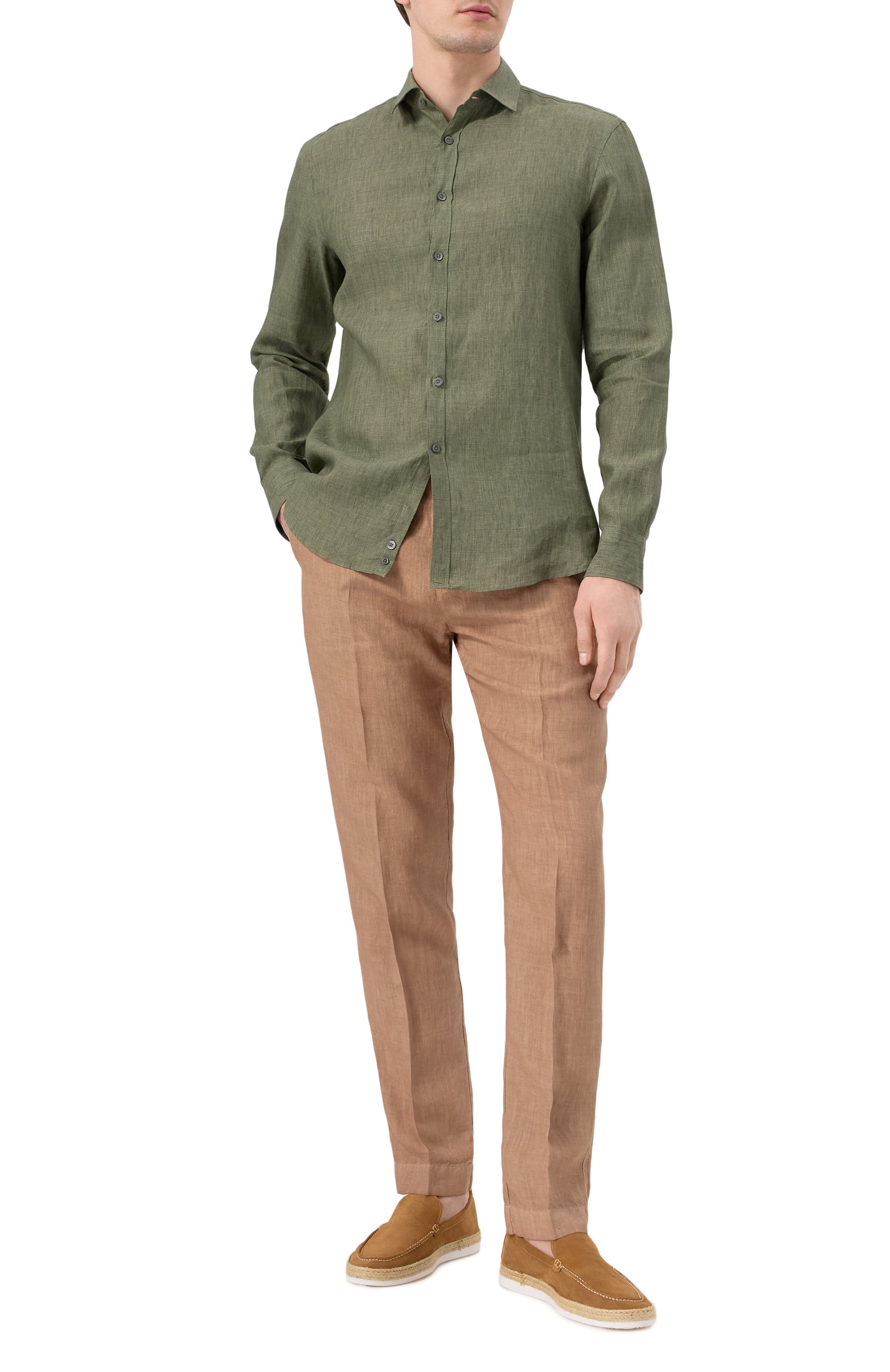 Льняные брюки 120% LINO, арт. 32ALIM2411/0253/S00, фото 2