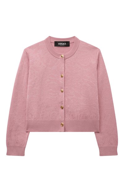 Кардиган из хлопка и вискозы VERSACE, арт. 1015960/1A11135/8-14