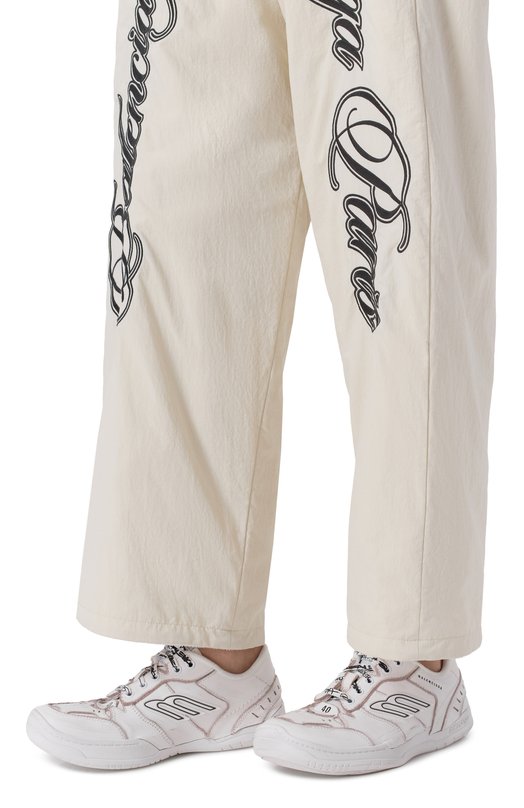 Кожаные кеды Hamptons Balenciaga 841763/WCURS Белый  841763/WCURS Фото 2