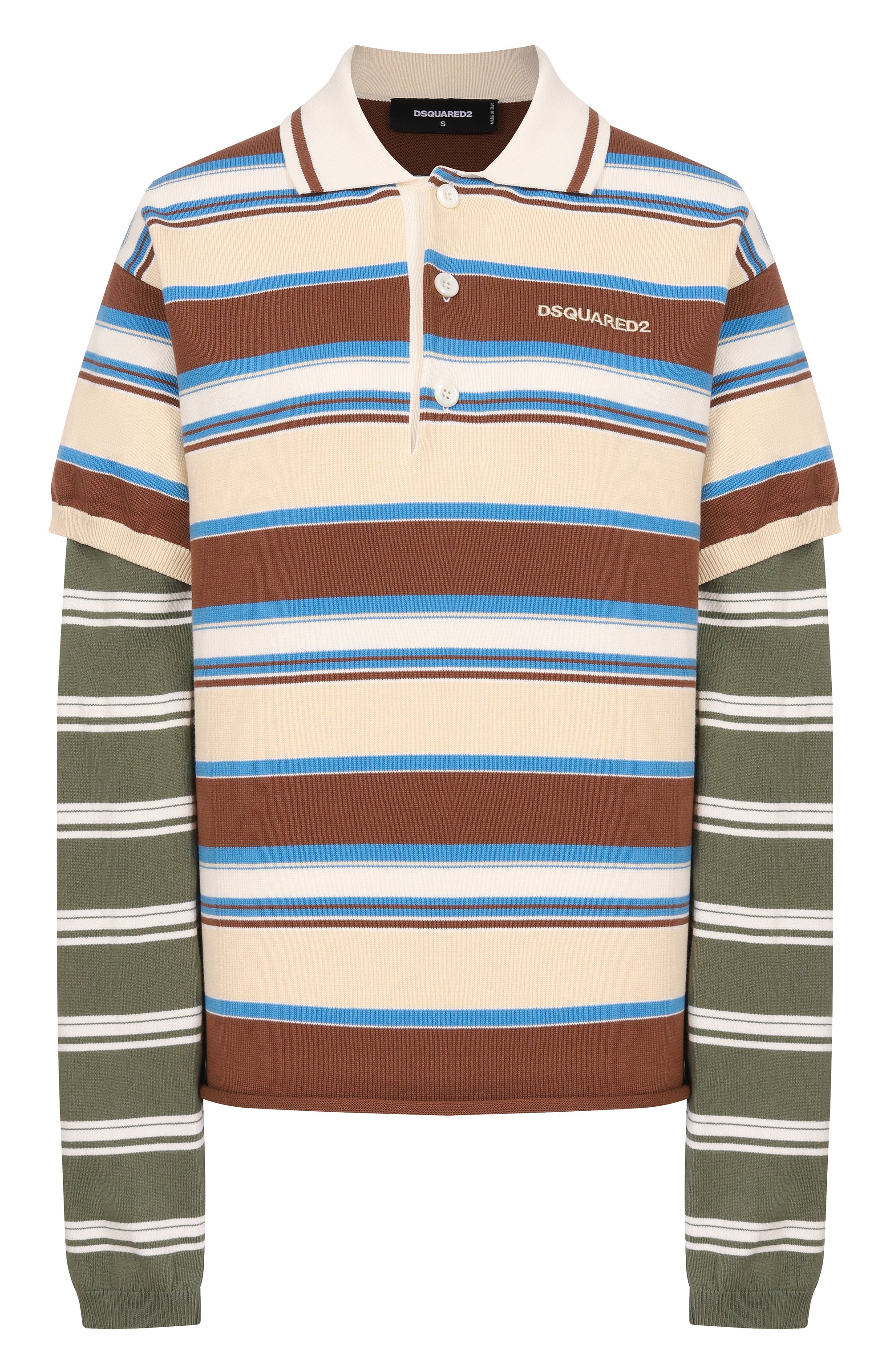 Хлопковое поло DSQUARED2, арт. S75HA1411/D13190, фото 1