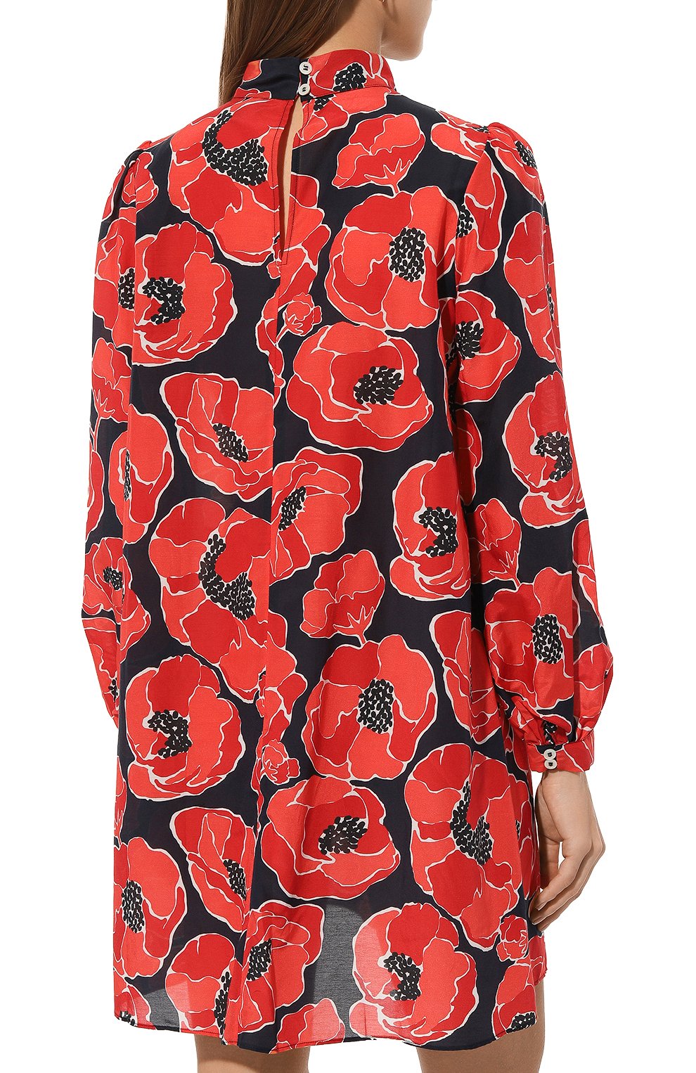 Платье из хлопка и шелка A.P.C., арт. C0GVYF35062EAE, фото 4