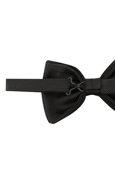 Шелковый галстук-бабочка BRIONI черного цвета по цене 23950 руб., арт. 01L200/09459, фото 3 Шелковый галстук-бабочка BRIONI, арт. 01L200/09459, фото 3