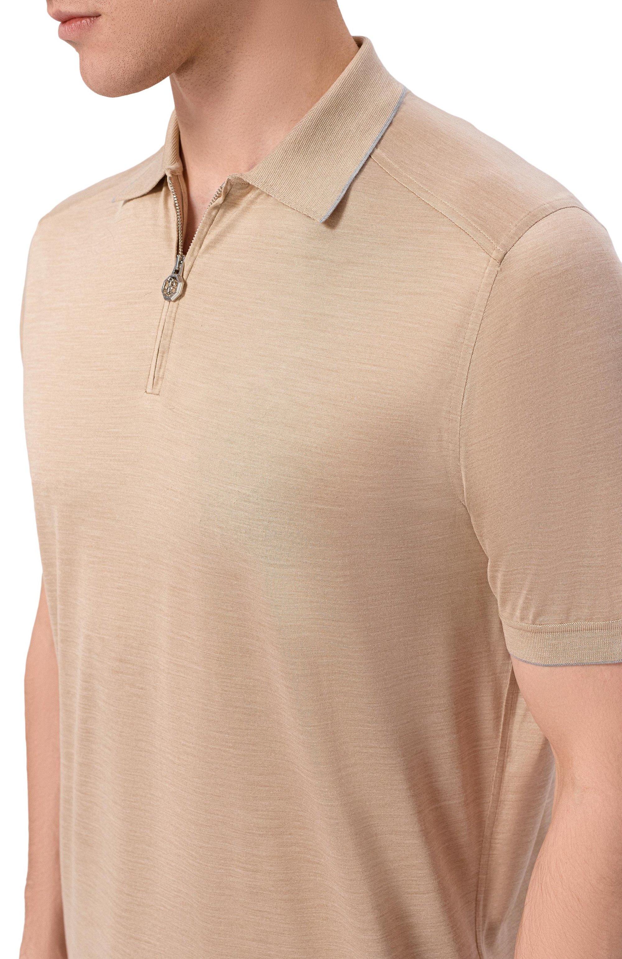 Шелковое поло STEFANO RICCI, арт. K919512P31/R25190_001, фото 5