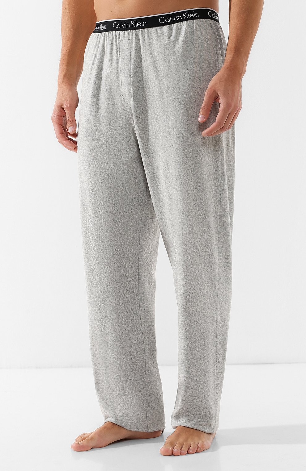Хлопковые домашние брюки с широкой резинкой CALVIN KLEIN, арт. NB1160E, фото 3