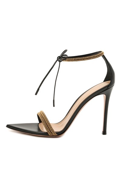 Кожаные босоножки messalina GIANVITO ROSSI, арт. G61646.15RIC.XCNNENE, фото 3