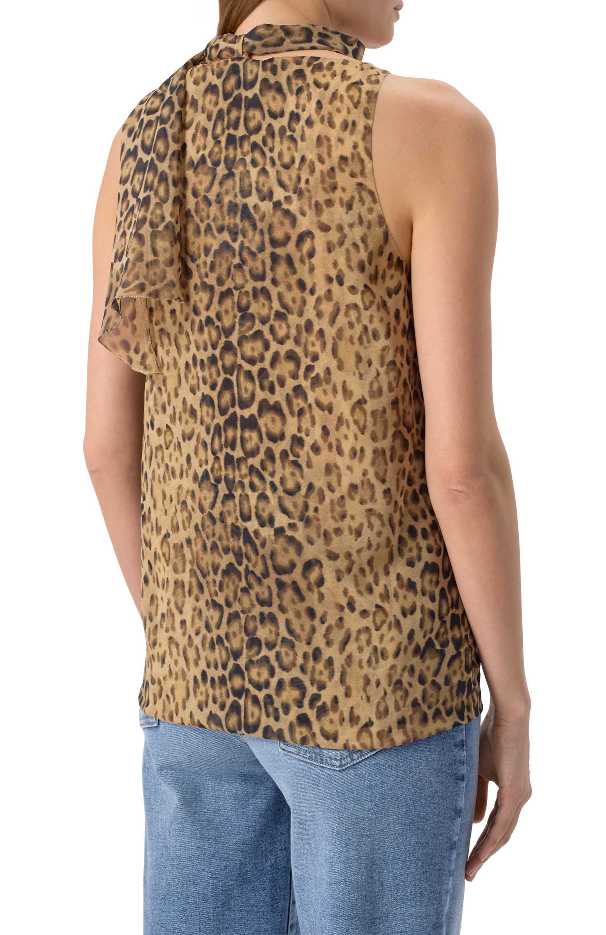 Шелковый топ LESYANEBO, арт. LN04H-1050_T, фото 4