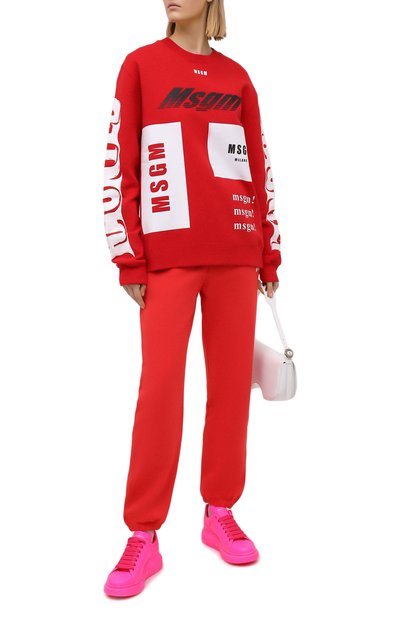 Хлопковые джоггеры MSGM, арт. 3041MDP64 217299, фото 2