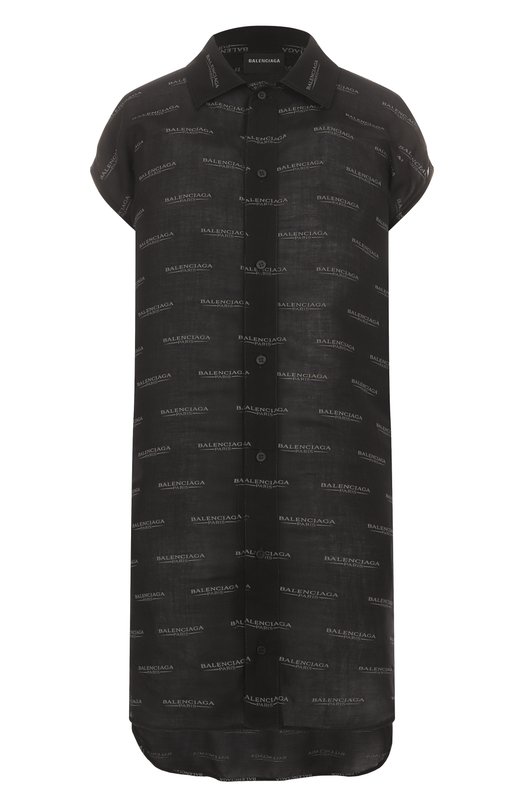 Платье из вискозы Balenciaga 831220/TSLA1 Чёрный 831220/TSLA1