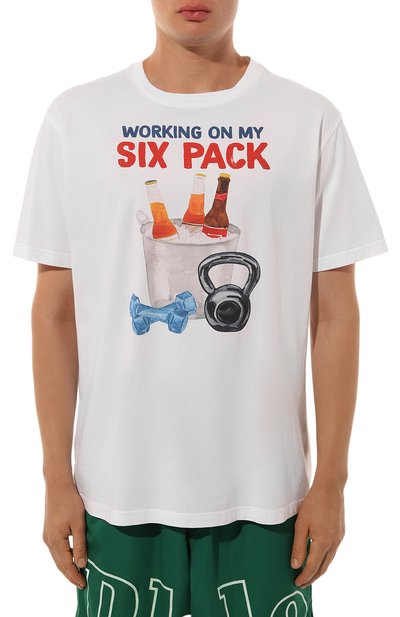 Хлопковая футболка MC2 SAINT BARTH, арт. STBM TSHIRT MAN/TSHM001/02203B, фото 3