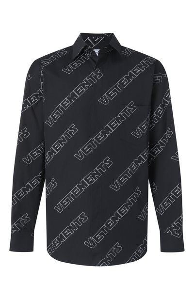 Мужская хлопковая рубашка VETEMENTS, арт. UE54SH300B