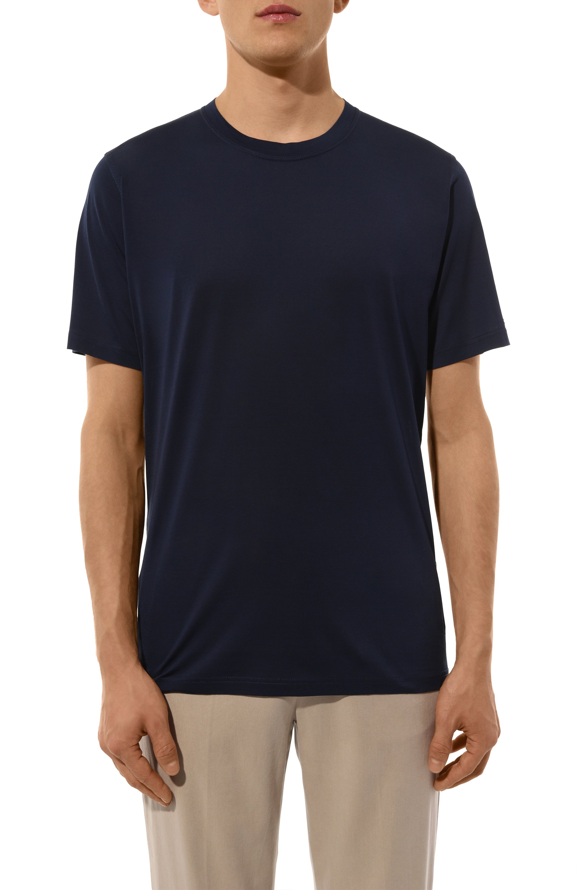 Хлопковая футболка KITON, арт. UMK116576, фото 3