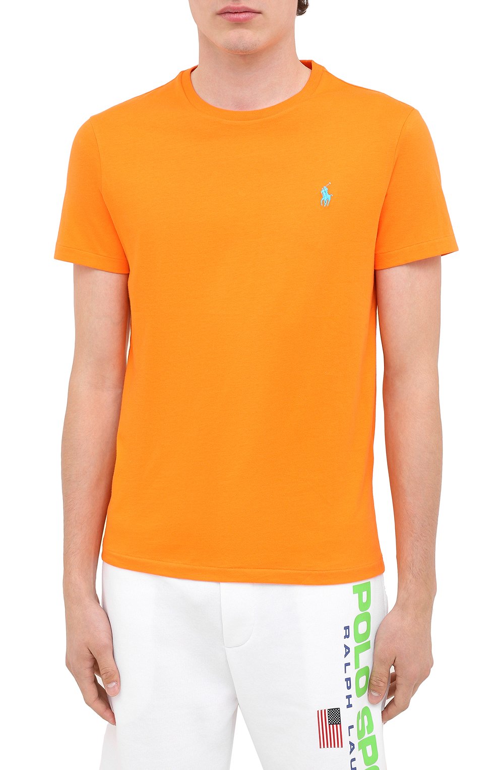 Хлопковая футболка POLO RALPH LAUREN, арт. 710671438, фото 3