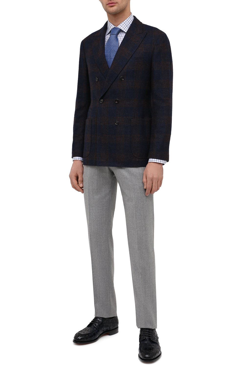 Кожаные дерби SANTONI, арт. MCC017553MC3HVVDU59, фото 2