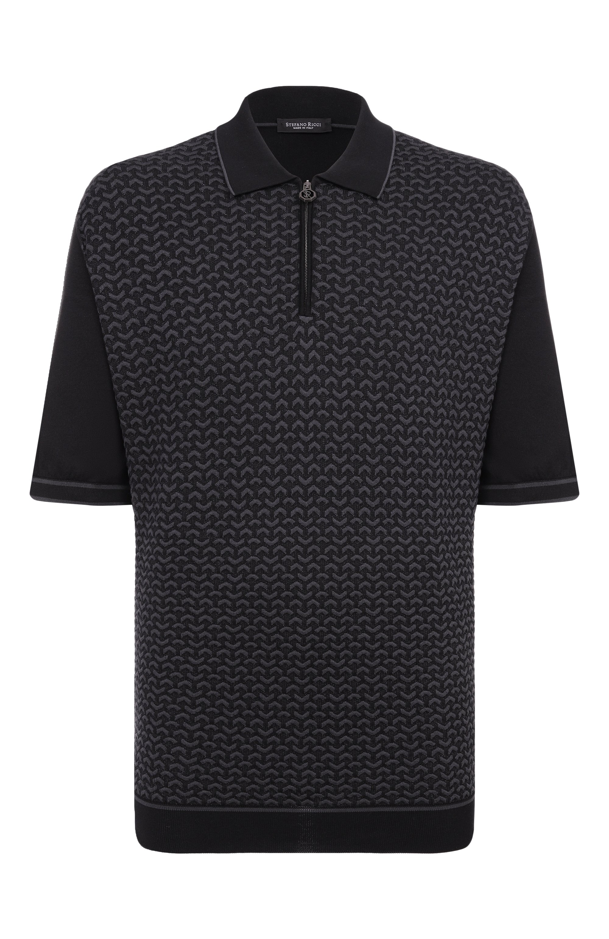 Поло из хлопка и шелка STEFANO RICCI, арт. K212037P31/F26193, фото 1