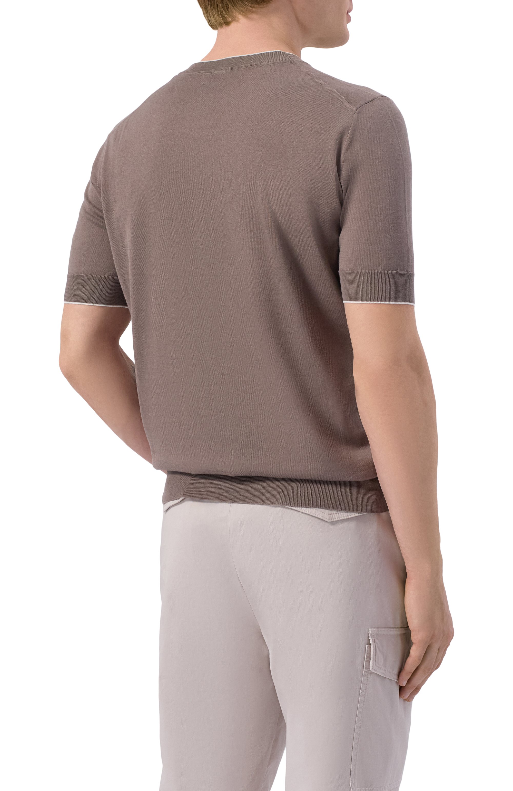 Хлопковый джемпер BRUNELLO CUCINELLI, арт. M29805200, фото 4