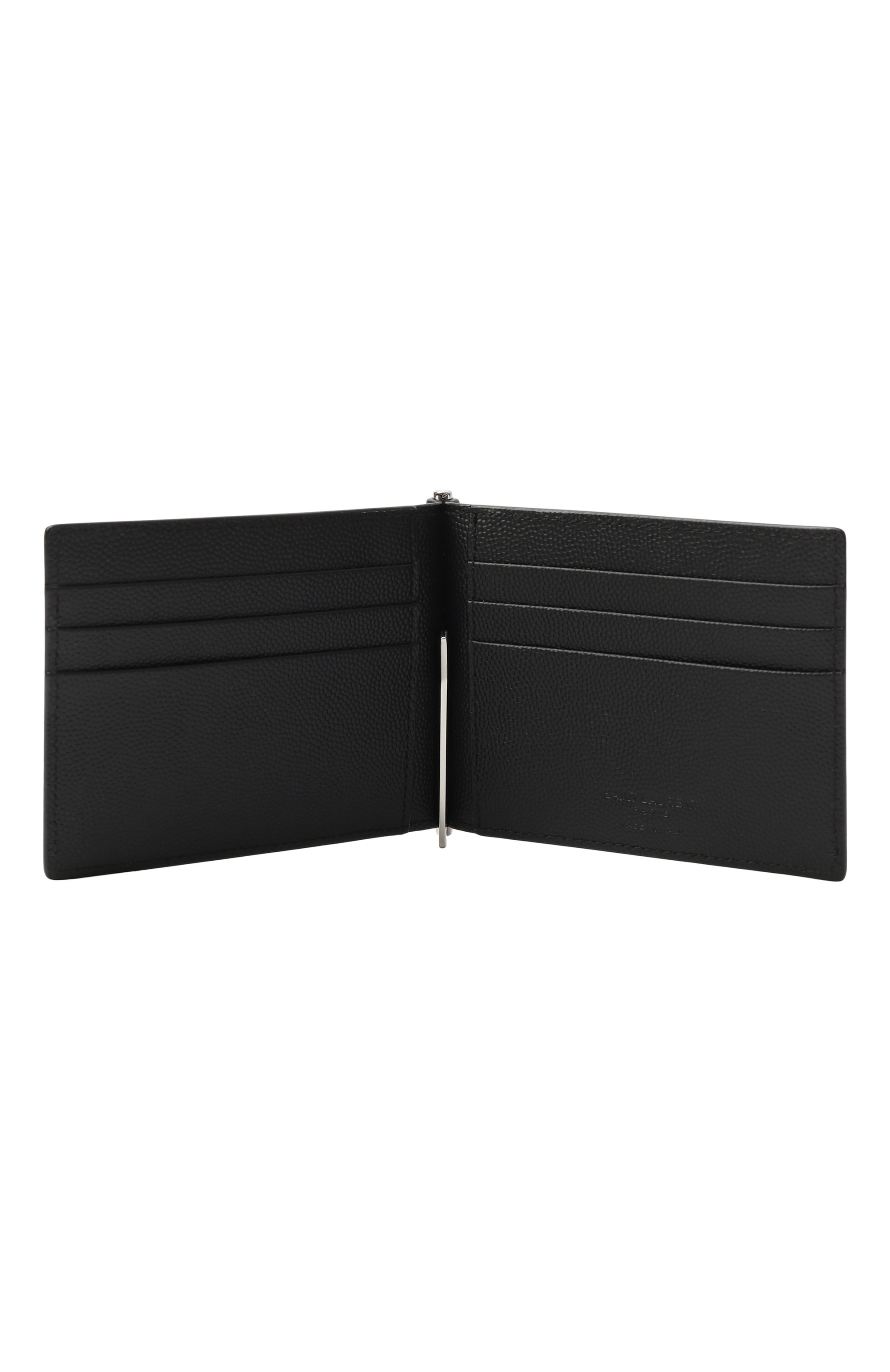 Кожаный зажим для купюр SAINT LAURENT, арт. 378005/BTY0N, фото 3