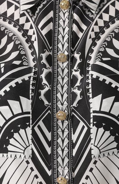 Шелковая рубашка BALMAIN, арт. TF12654/I339, фото 5