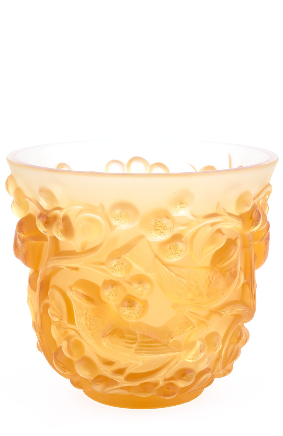 Ваза avallon LALIQUE желтого цвета по цене 208000 руб., арт. 10362200, фото 1 Ваза avallon LALIQUE, арт. 10362200, фото 1