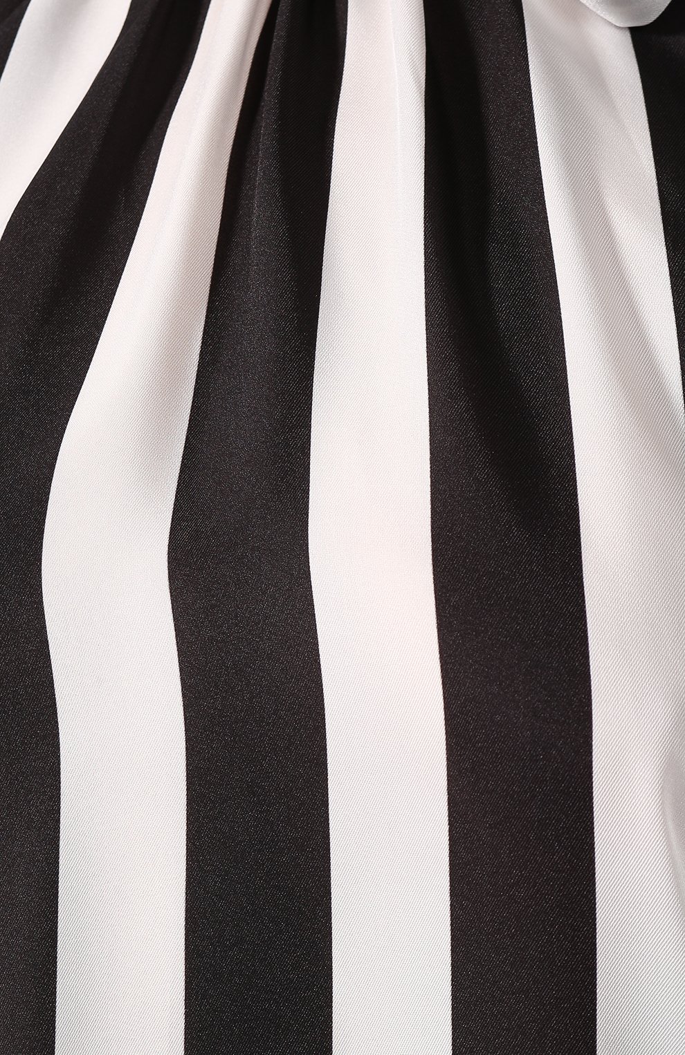 Блузка в полоску MSGM черно-белого цвета по цене 38650 руб., арт. 2742MDM118 195853, фото 5 Блузка в полоску MSGM, арт. 2742MDM118 195853, фото 5