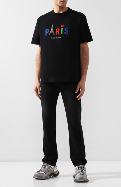 Хлопковая футболка BALENCIAGA, арт. 594579/TGV43, фото 2