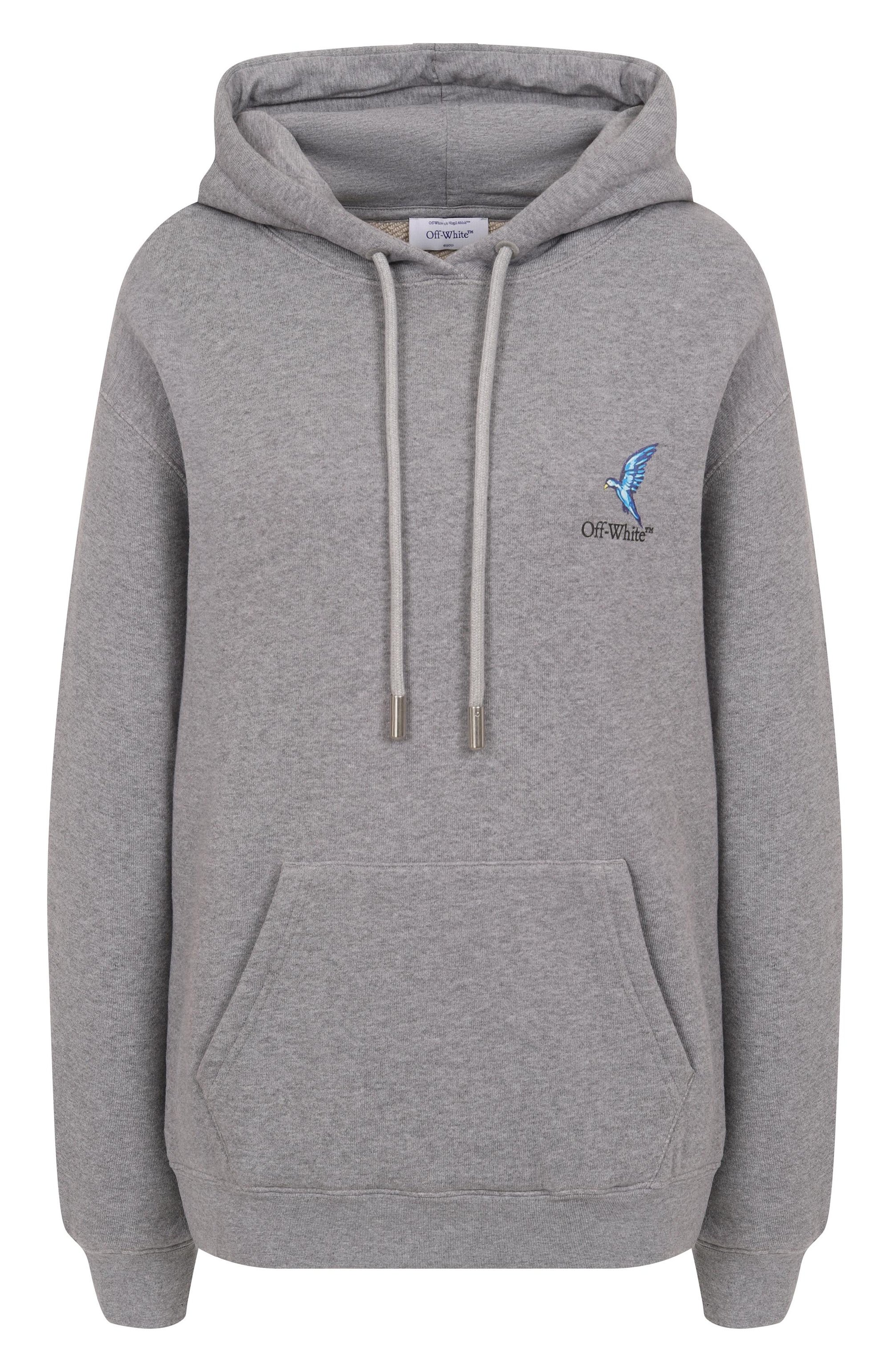 Хлопковое худи OFF-WHITE, арт. 0WBB064S25FLE0020510, фото 1