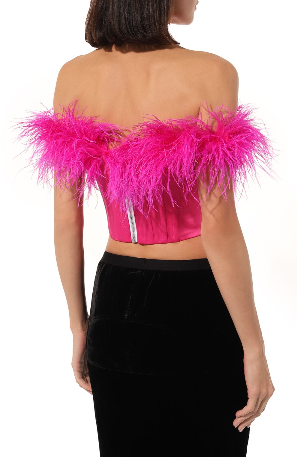 Корсет с отделкой перьями ALINE, арт. AL080605, фото 4