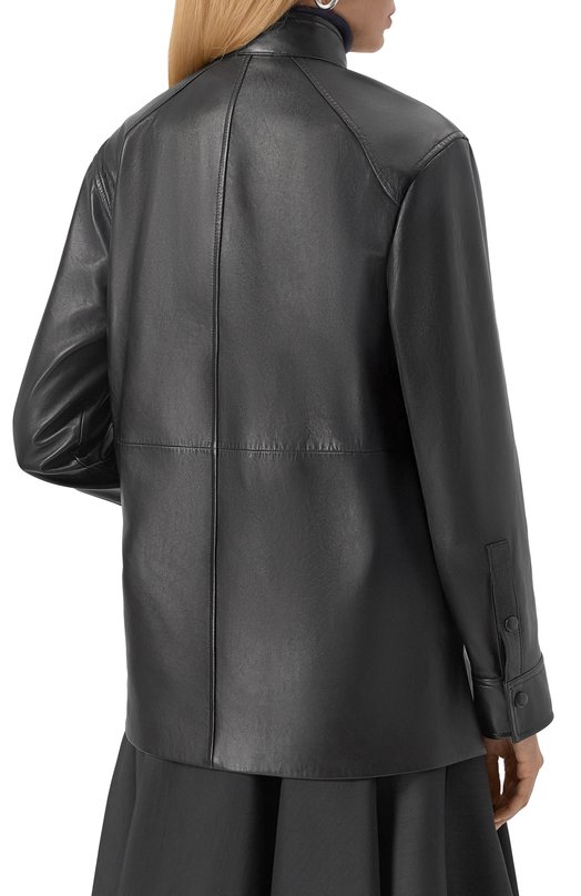 Кожаная куртка MVST M25.1PW.L001/PL0NGE Чёрный  M25.1PW.L001/PL0NGE Фото 4