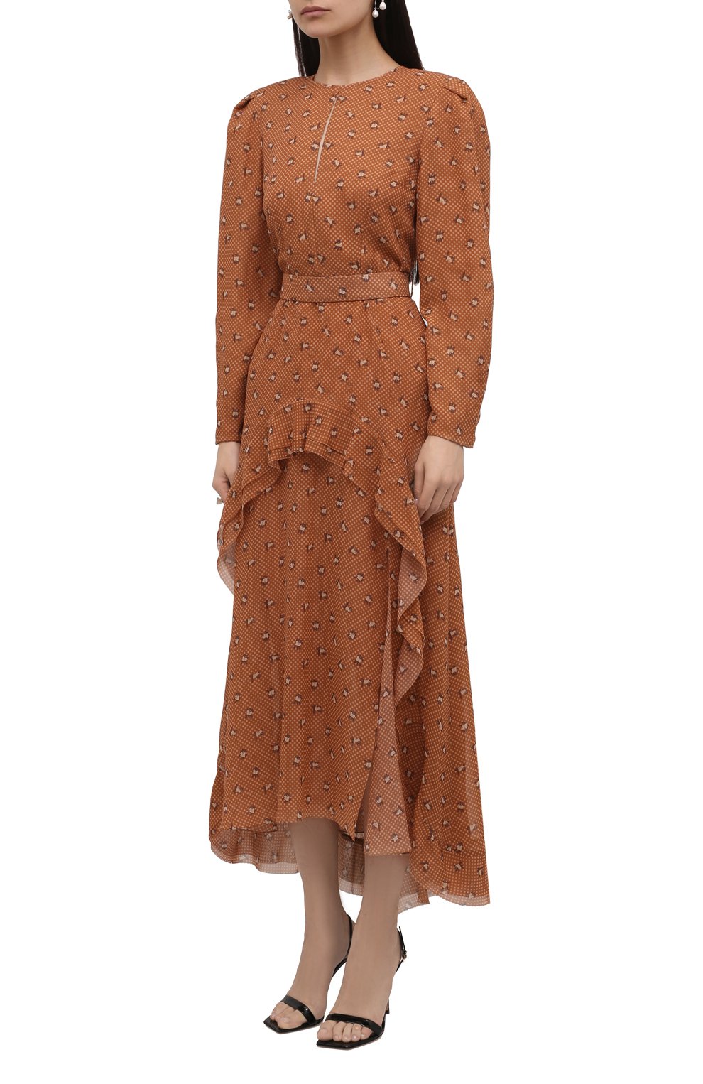 Шелковое платье ULYANA SERGEENKO, арт. ABM019FW21P 2069т21, фото 3