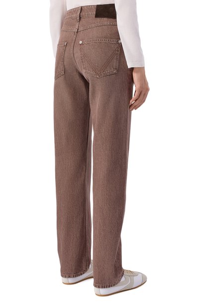 Джинсы BOTTEGA VENETA светло-коричневого цвета по цене 123500 руб., арт. 841017/V4ZN0, фото 4 Джинсы BOTTEGA VENETA, арт. 841017/V4ZN0, фото 4