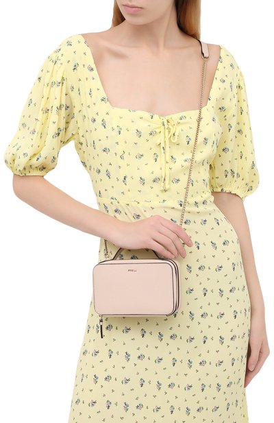 Сумка babylon small FURLA светло-розового цвета по цене 19400 руб., арт. EAV9UNO/B30000, фото 2 Сумка babylon small FURLA, арт. EAV9UNO/B30000, фото 2